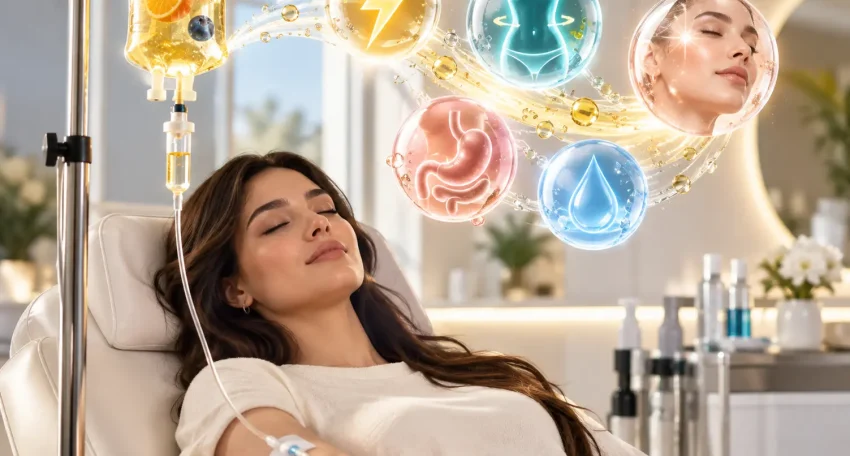 IV Drip Therapy in Al Ain: Energy Boost & Fat Burning | Harmony