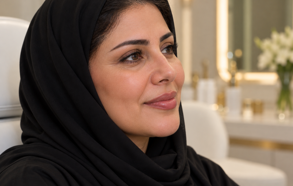 Nasolabial fold filler in Al Ain, Abu Dhabi for natural-looking smile line softening