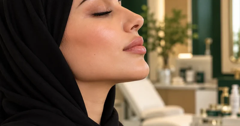 Serene Profile in a Luxe Beauty Clinic
