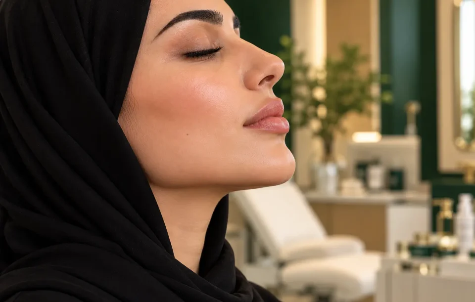 Serene Profile in a Luxe Beauty Clinic