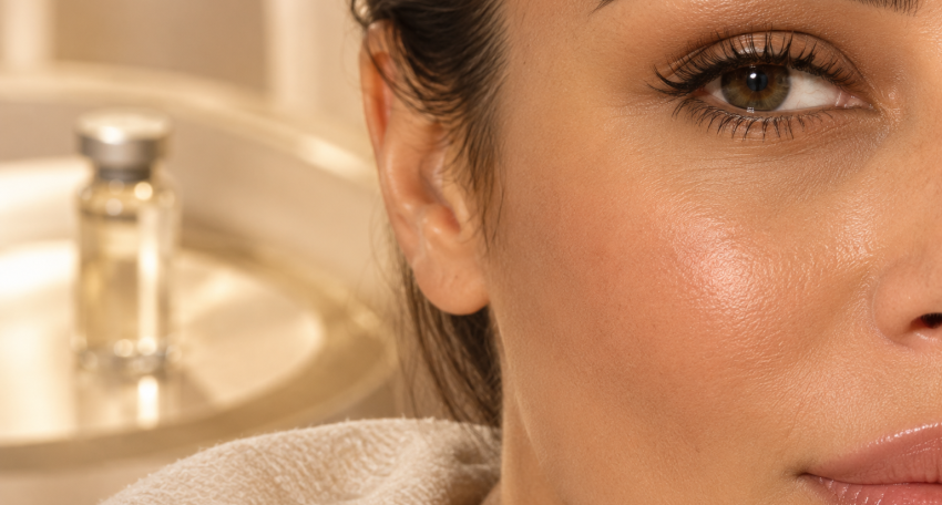 PDRN and polynucleotide skin treatment concept at Harmony Beauty Aesthetic Center in Al Ain, Abu Dhabi
